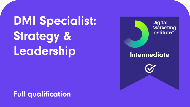 DMI Specialist: Digital Marketing Strategy & Leadership (Professional Diploma)