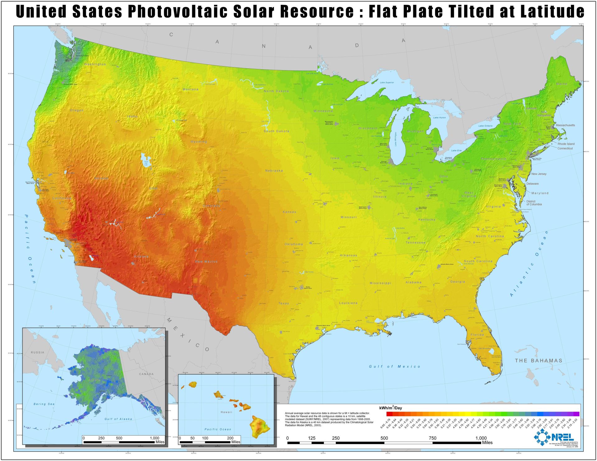 US Solar Map