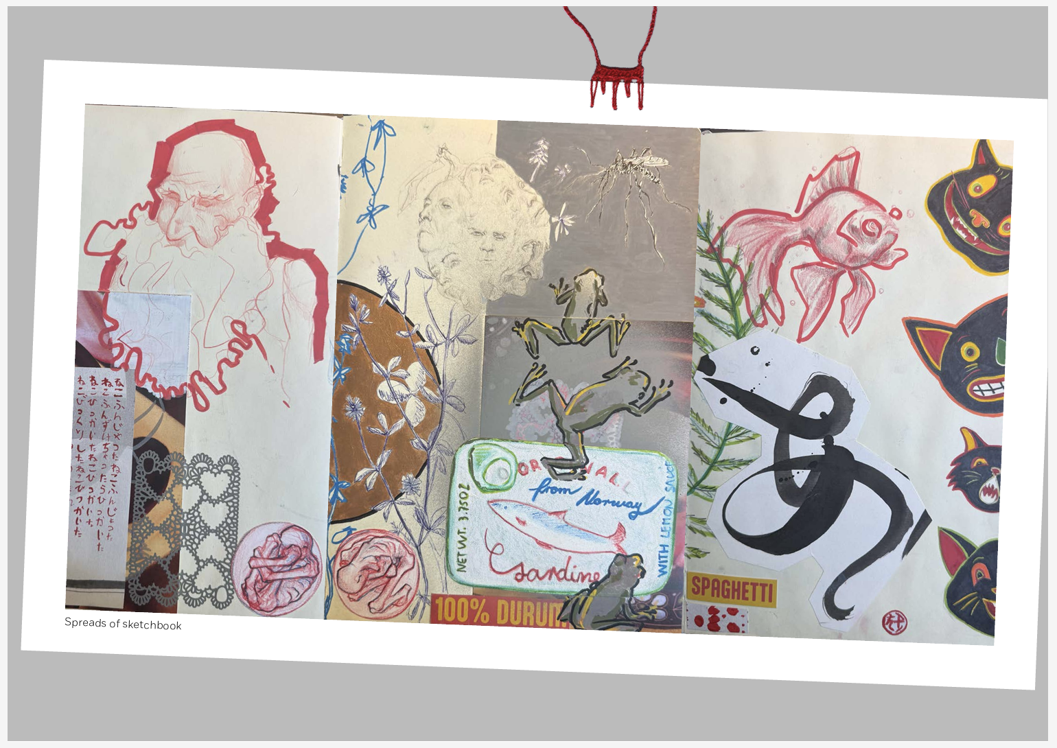 Sofiia's final submission for Aalto University Design and Media preliminary assignment: Idrija bobbin lace festival poster with flying bobbin motif, and 3D gate model representing the lace pillow