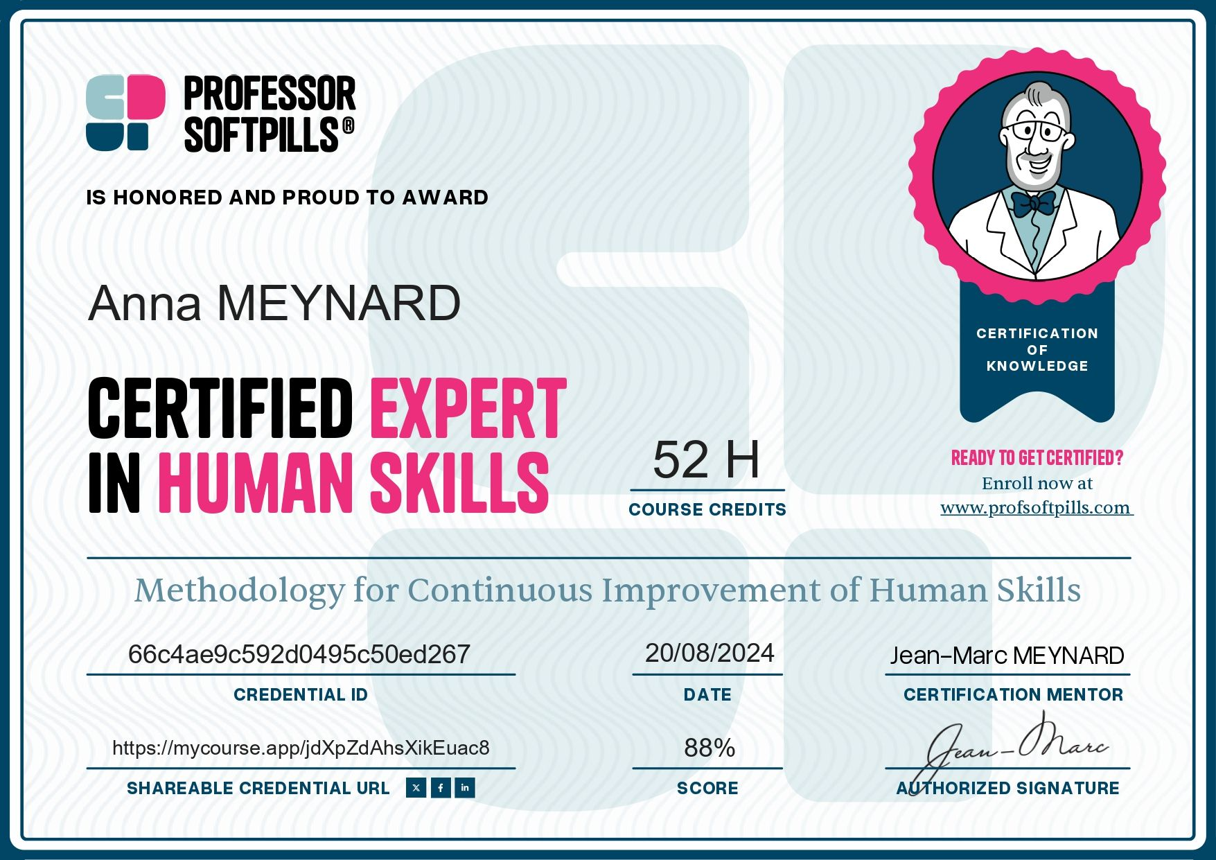 Certification
