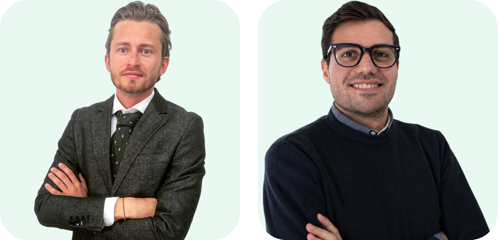 Da sinistra, Riccardo Zago e Vincenzo Penna