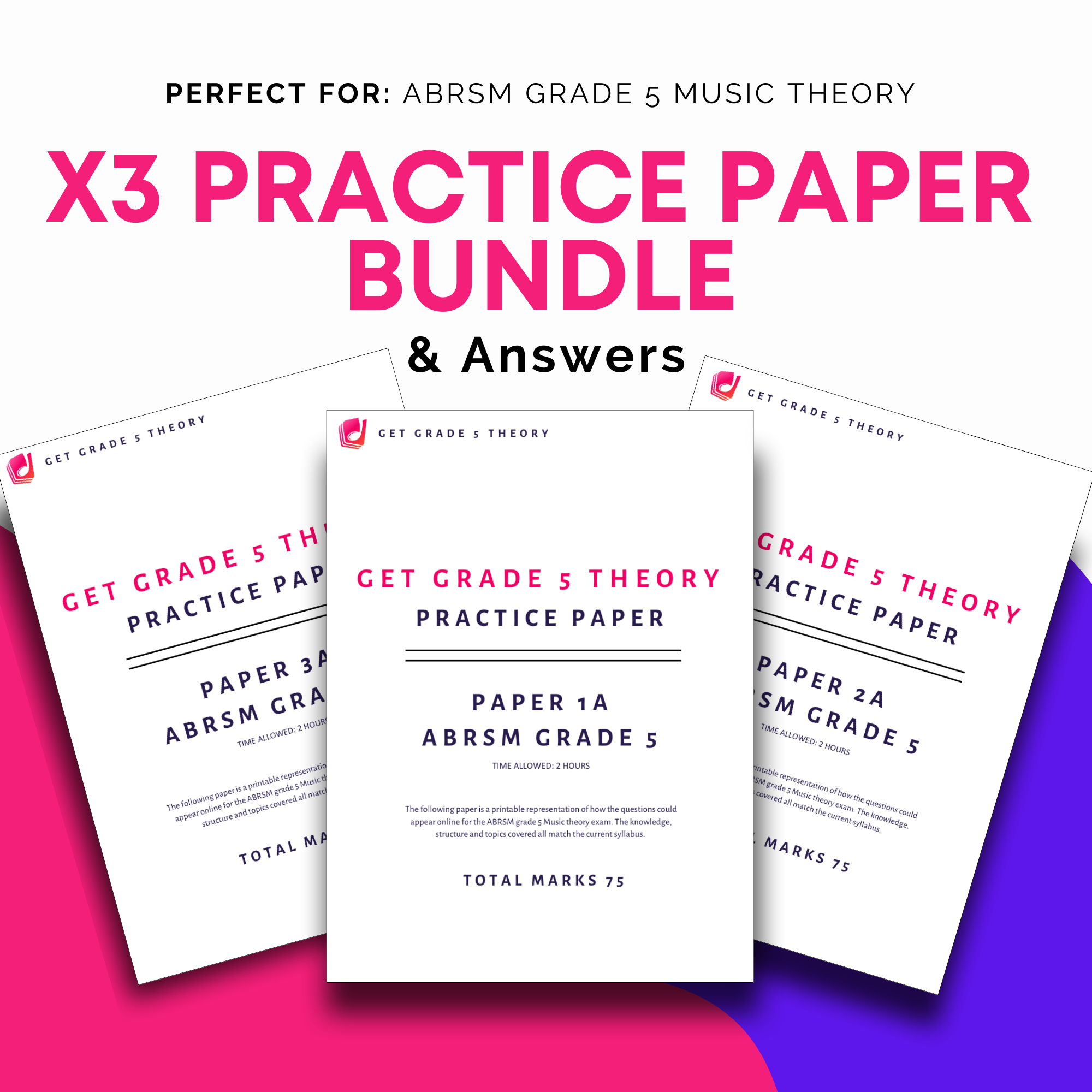 Grade 5 Music Theory Practice Papers