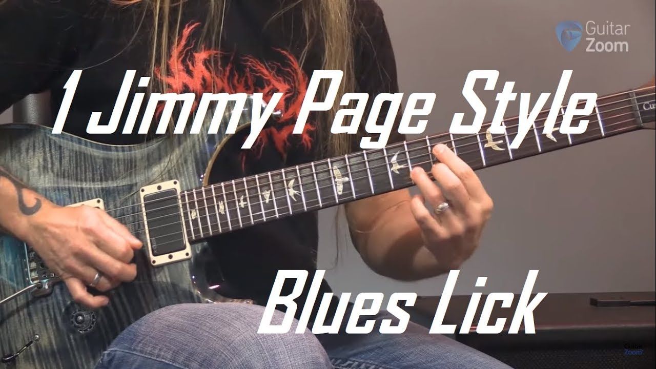 Jimmy Page-Style Blues Lick Over A7, D7 and E7