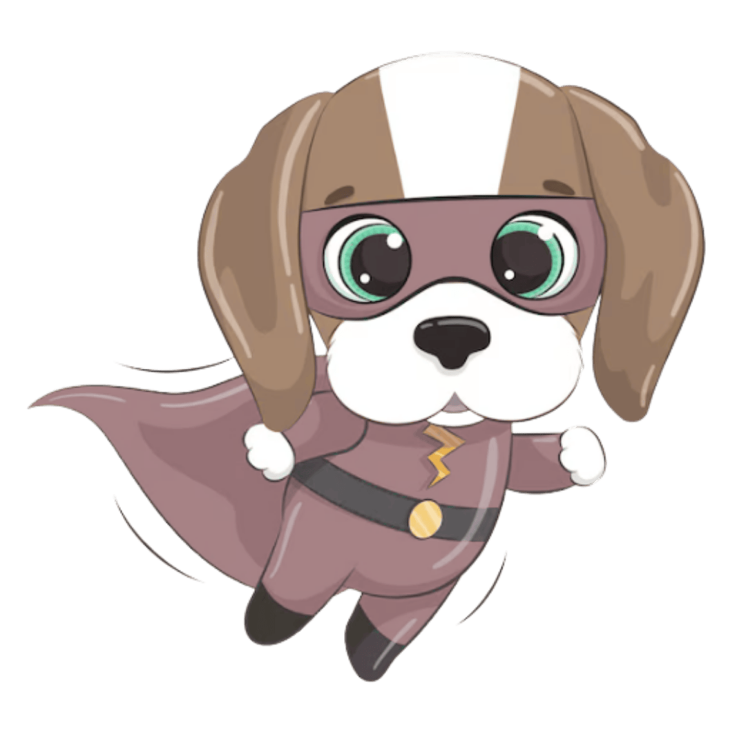 cute illustrated puppy icon for Puppy Prep Course section