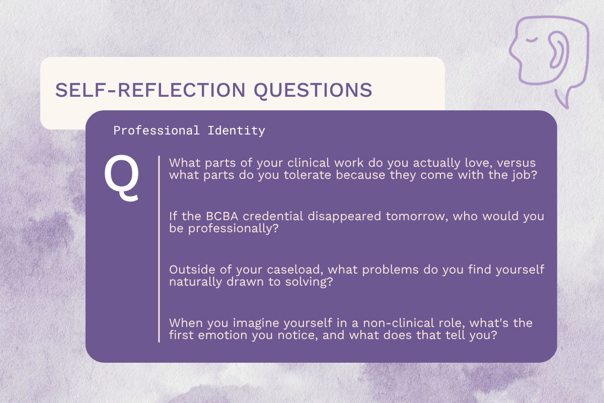 5 questions BCBAs should ask themselves before a career pivot