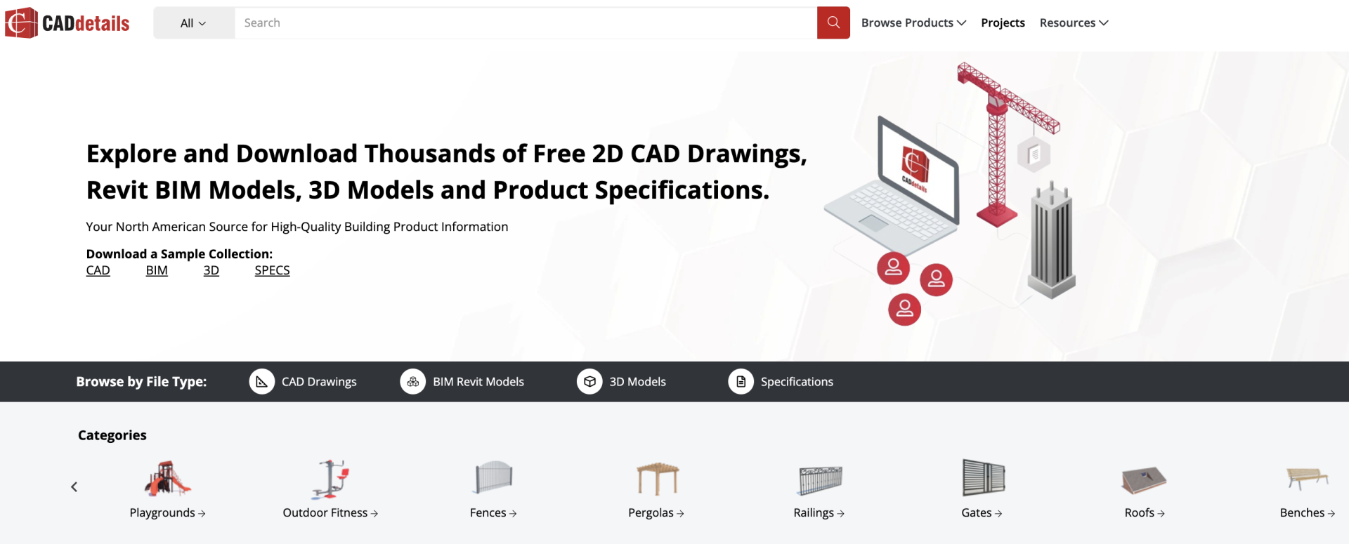 CADdetails website with cad hatches to download