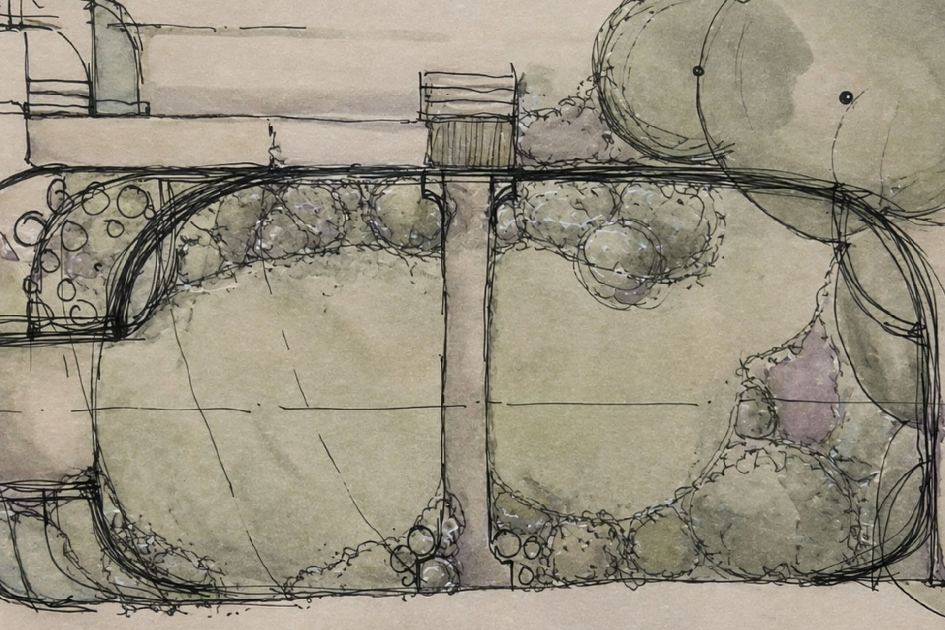 the complete landscape design workflow: sketch