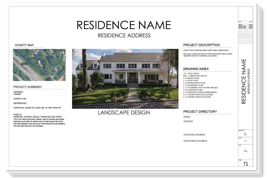 sample landscape architecture plan