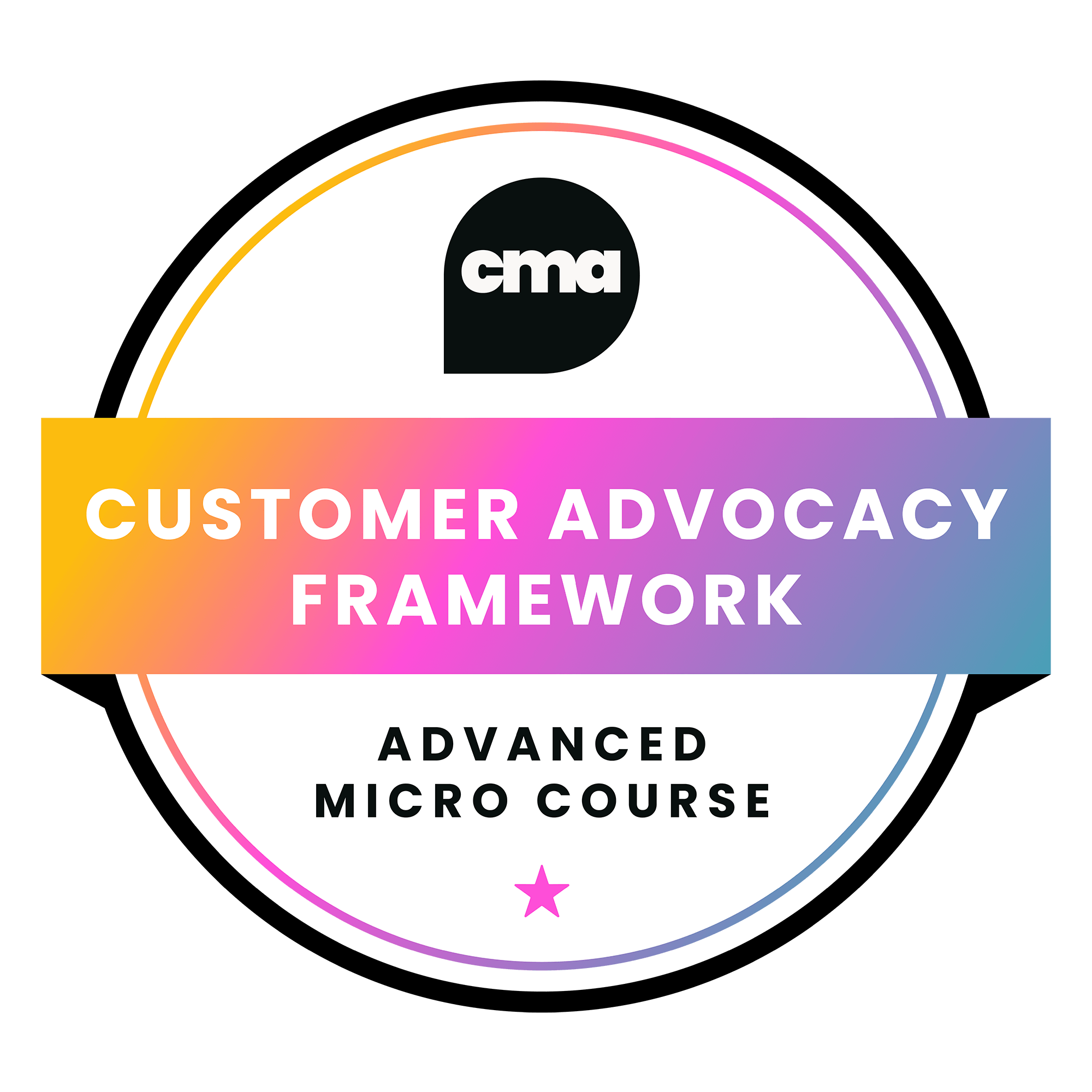 CMA_Micro_Course_Customer_Advocacy badge