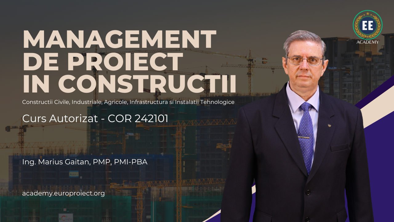 Curs Online Management de Proiect in Constructii