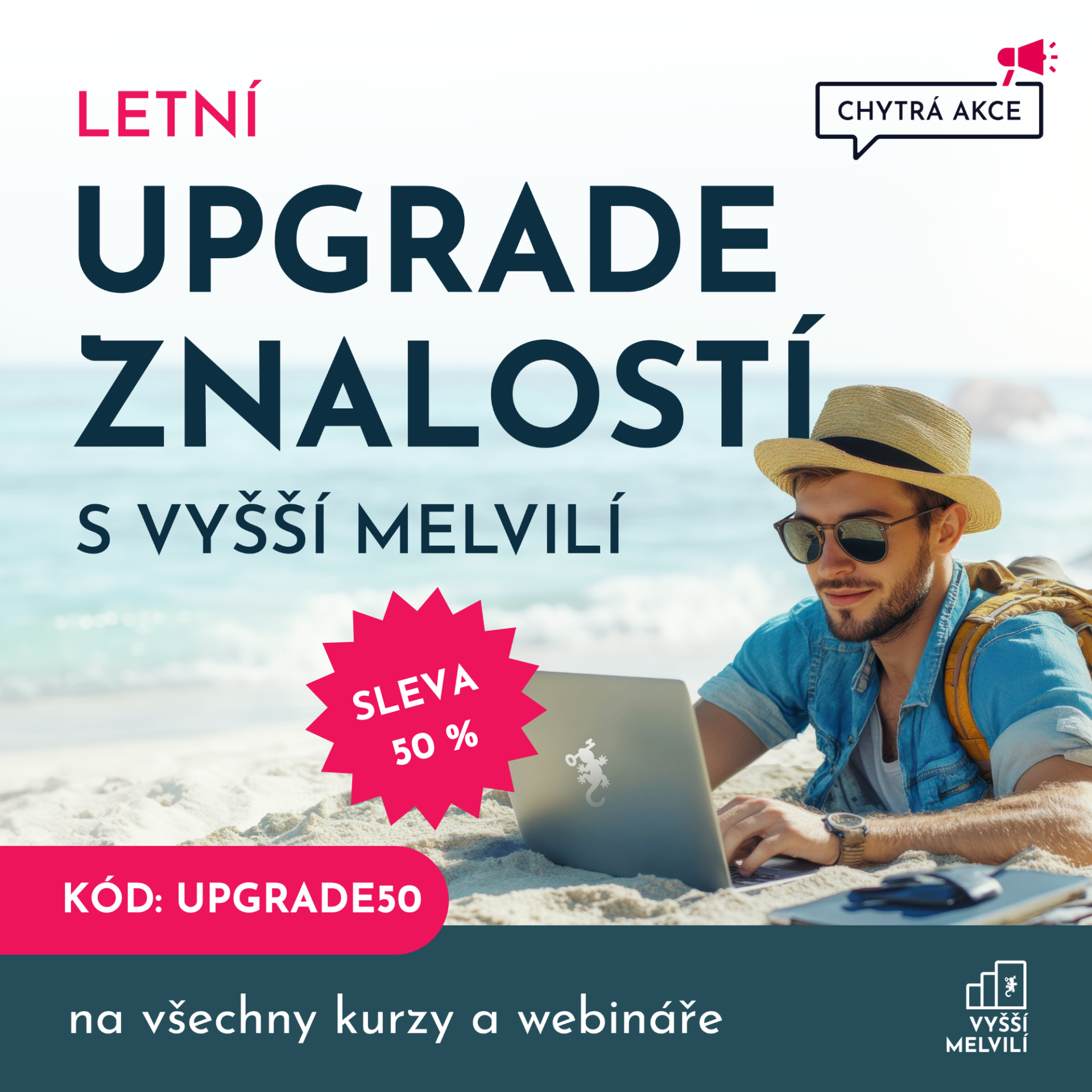 Sleva 50 % na vše s kódem UPGRADE50