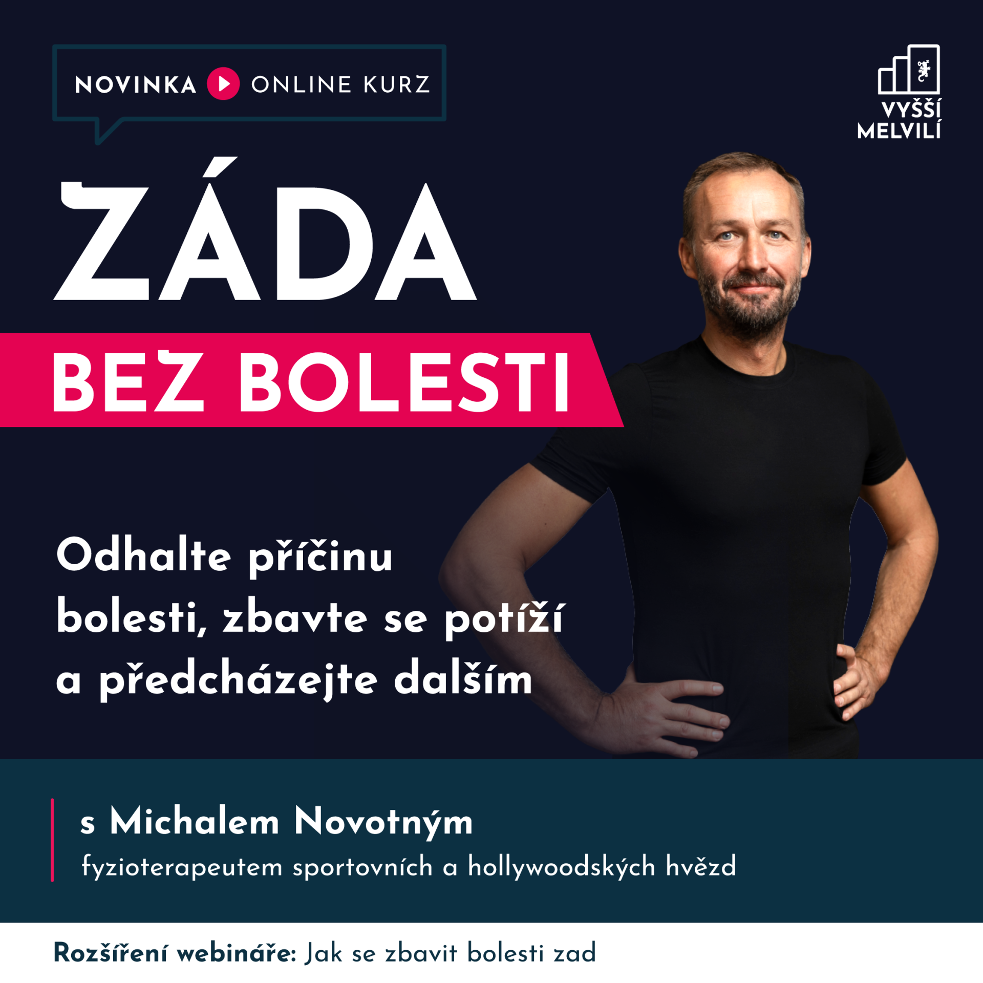 Nový online kurz Zadar bez bolesti s Michalem Novotným