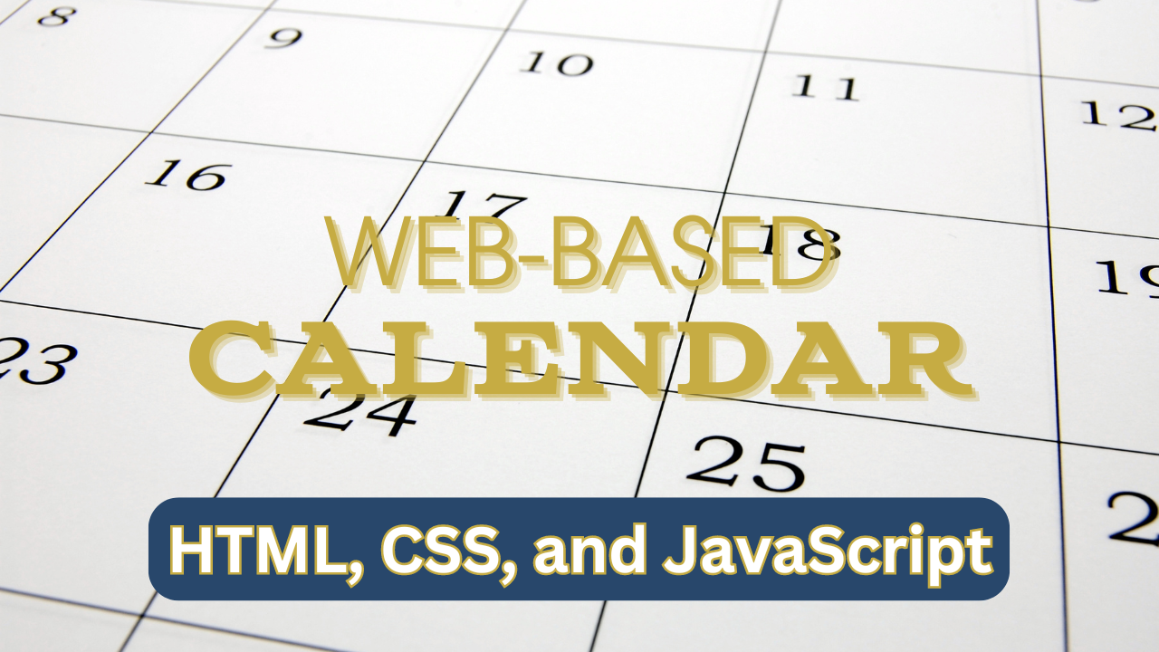 Web-Based Calendar