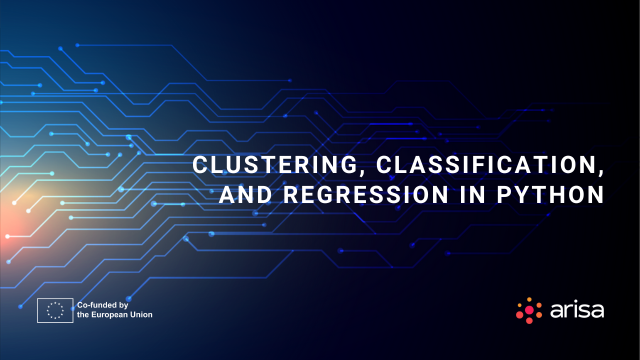 Clustering, Classification, and Regression in Python