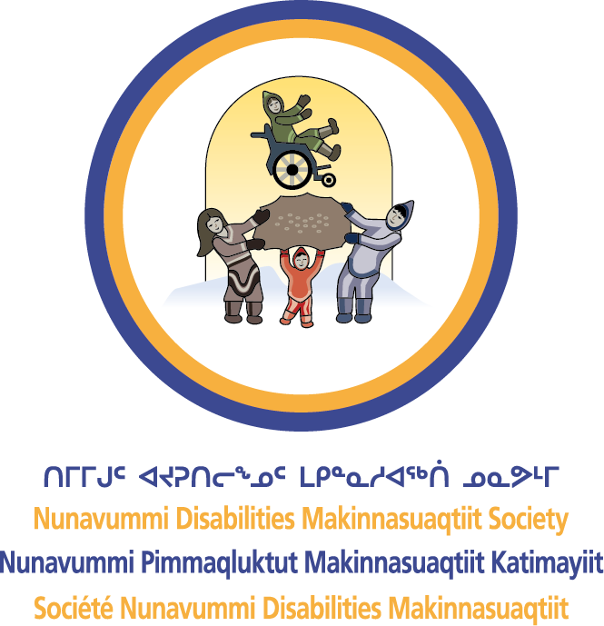 Nunavummi Disabilities Makinnasuaqtiit Society (NDMS) Logo