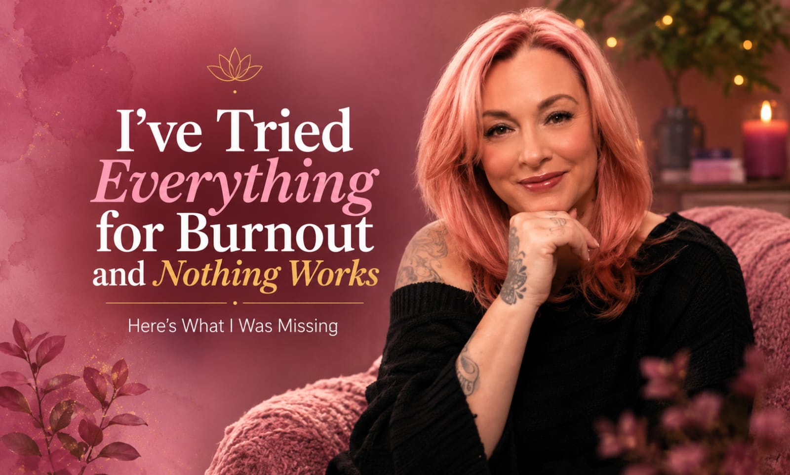 Woman sitting frustrated having tried everything for burnout with no results