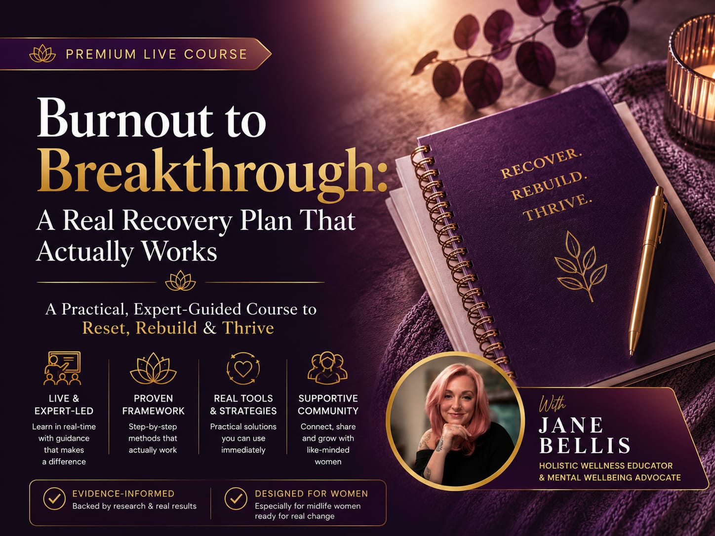 Burnout to Breakthrough course