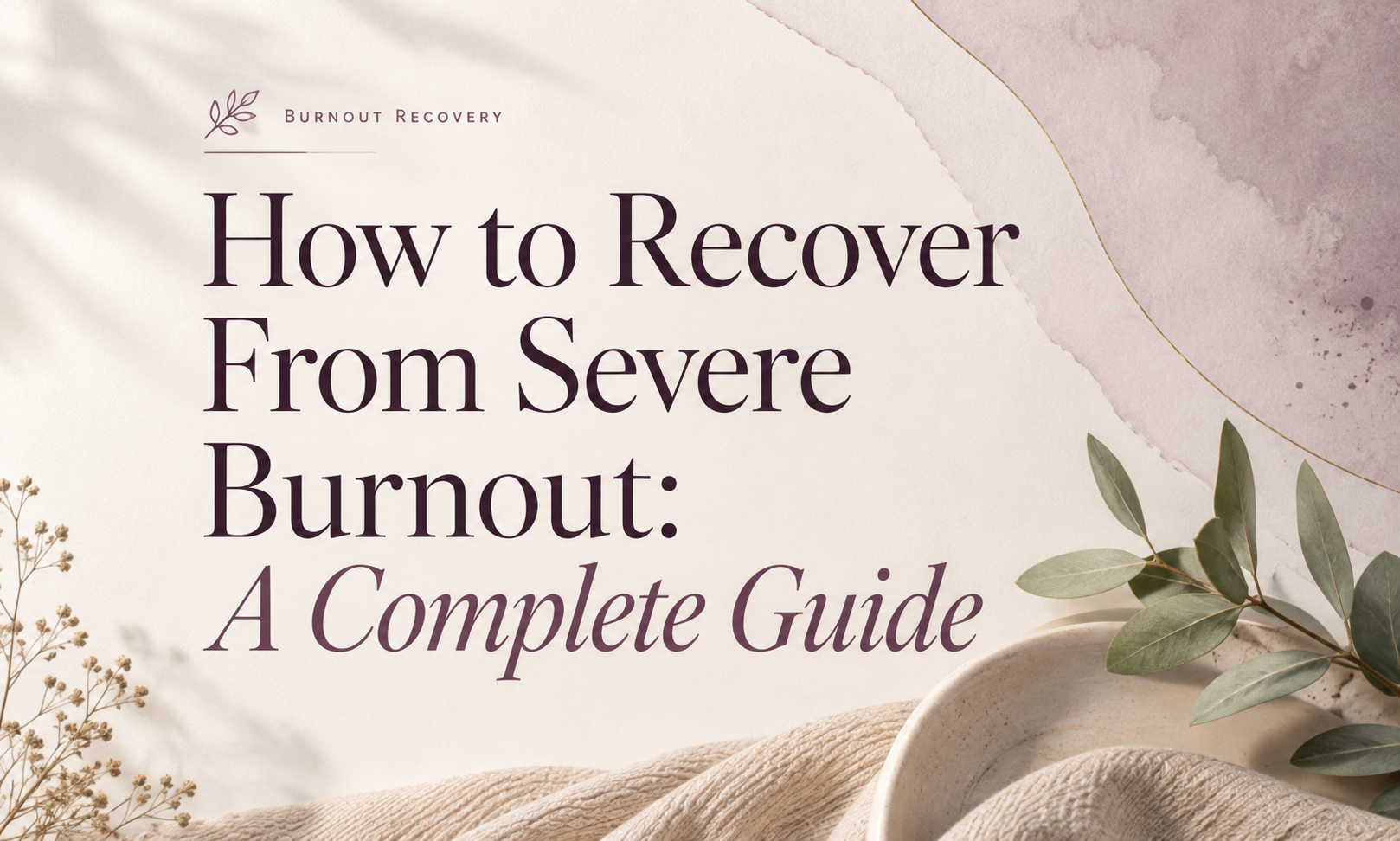 Burnout Recovery Guide Cover