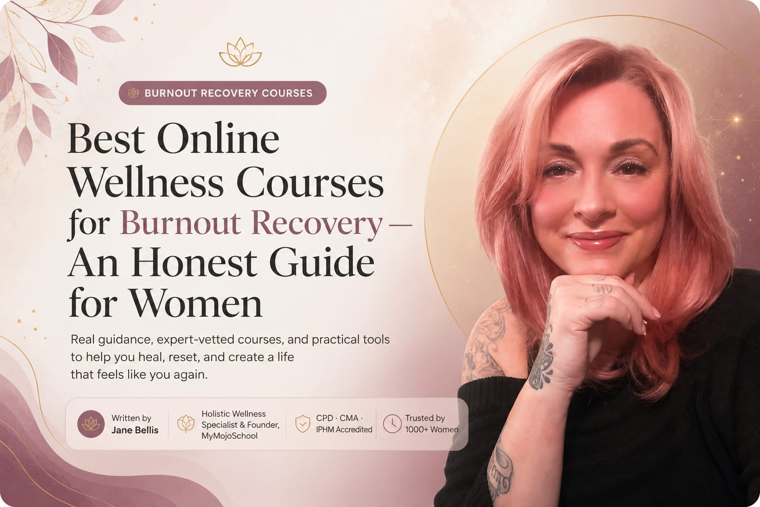 Best online wellness courses for burnout recovery for women