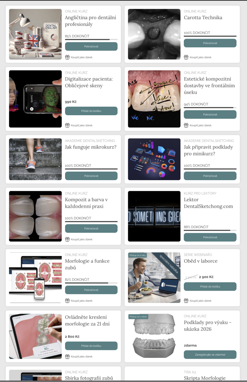 Kurzy DentalSketching