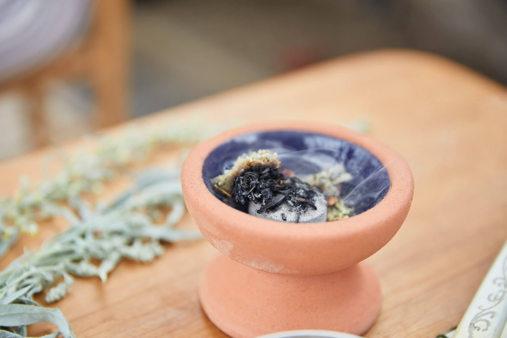 incense on a course to study herbal medicine uk