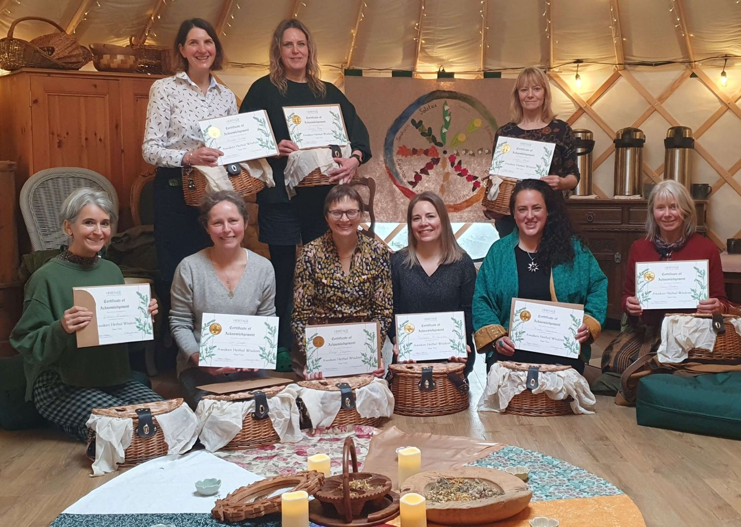 second-year students study herbalism uk