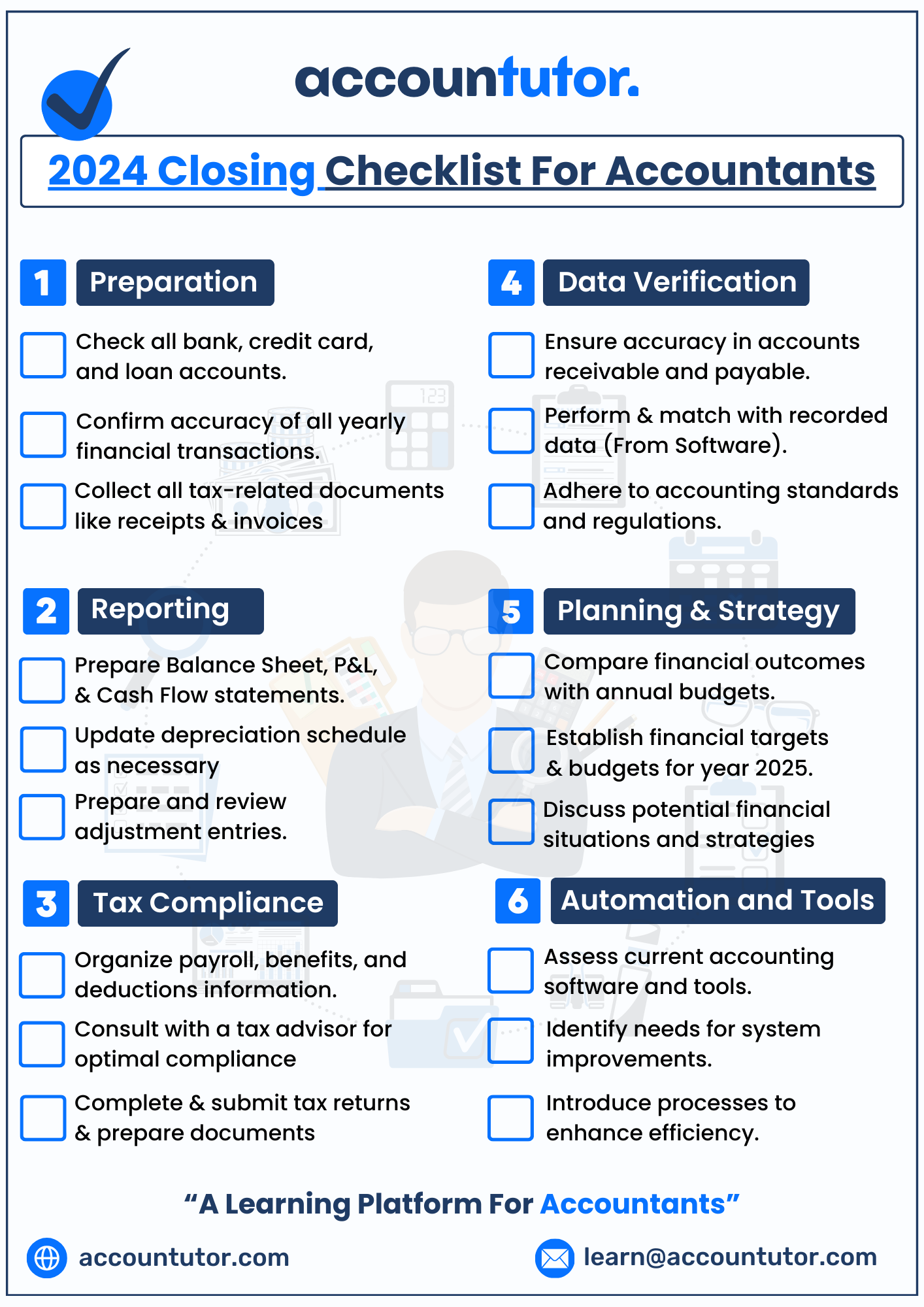 Closing Checklist for Accountants 