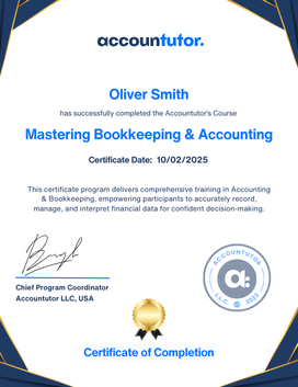 Accountutor Certificate