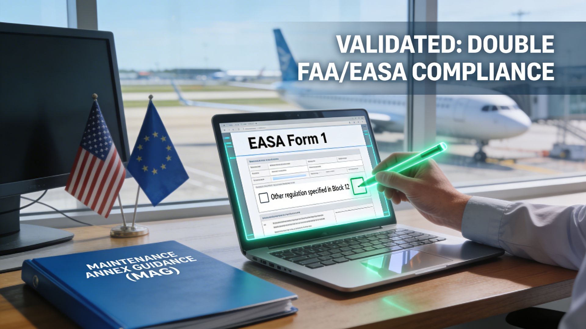 Validated: double FAA/EASA Compliance