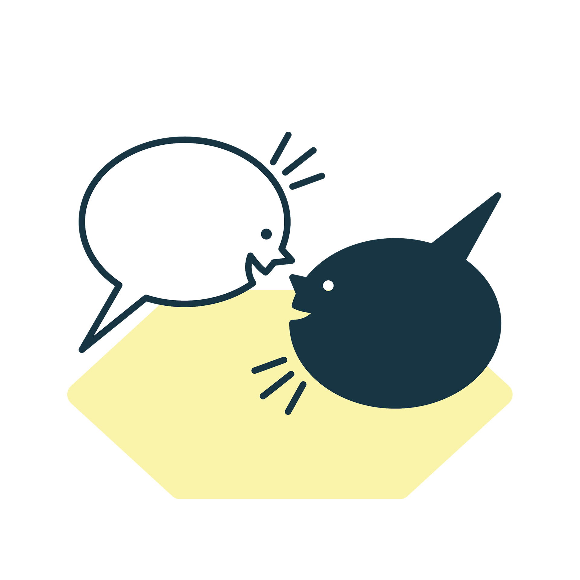 Illustration einer strahlenden Sonne mit lächelndem Gesicht – Symbol für Bewusstsein, Unterstützung und ein gesundes Arbeitsumfeld in den Wechseljahren am Arbeitsplatz.