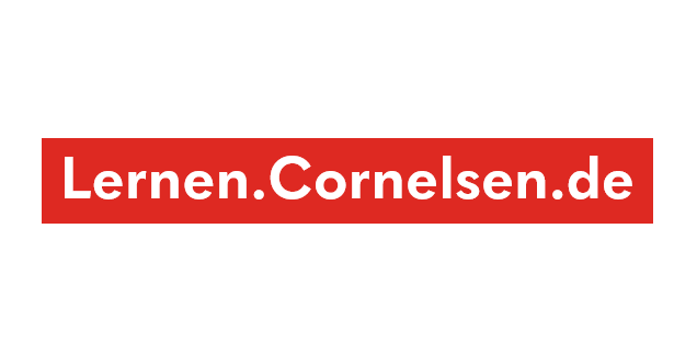 Logo mit Schriftzug Lernen.Cornelsen.de