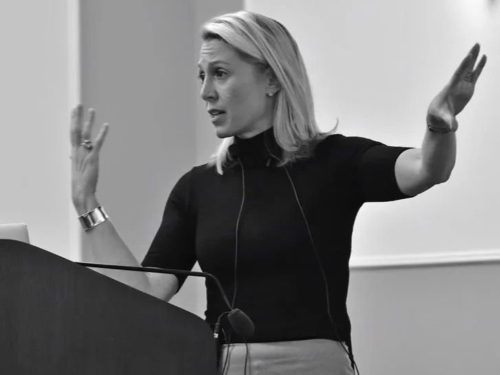 Aly Cohen, MD, speaking