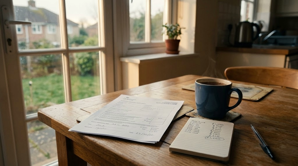 A professional, sunlit desk with a laptop displaying a list of "Anchor Dates" for the Life in the UK test, representing a strategic approach to history questions.