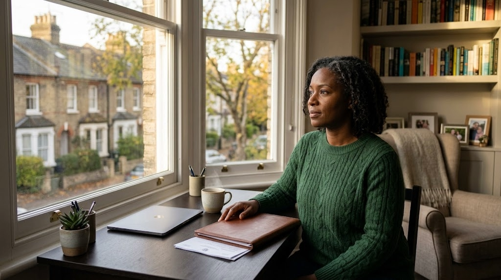 A minimalist infographic illustrating the "Error Log" process: tracking the question topic, identifying the error type, and planning the review.