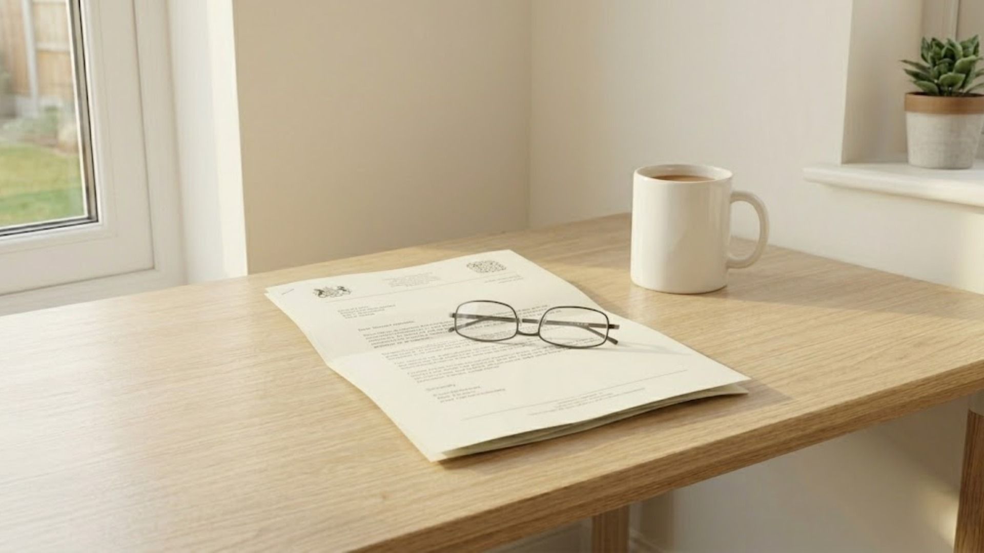 A professional, sunlit desk with a laptop displaying a list of "Anchor Dates" for the Life in the UK test, representing a strategic approach to history questions.