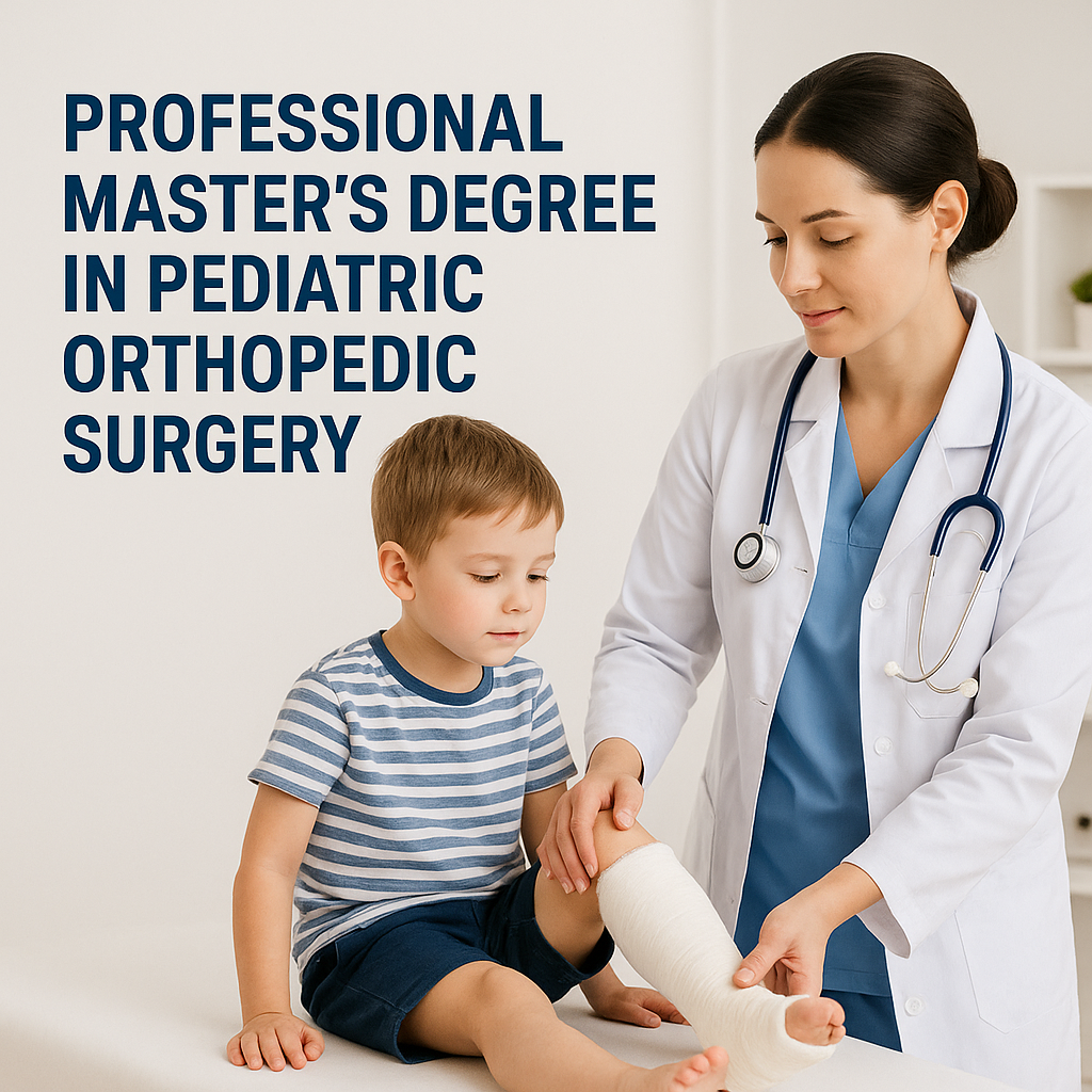 Online Master's degree in Pediatric Orthopedic Surgery
