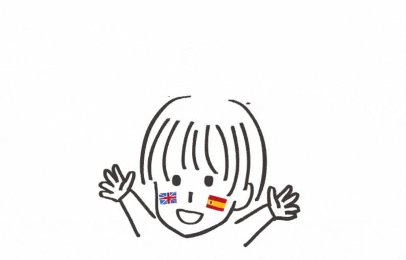 Animated GIF of Braini, our friendly brand character, smiling with two speech bubbles that say “Yes” and “isí,” representing positive engagement and bilingual communication.