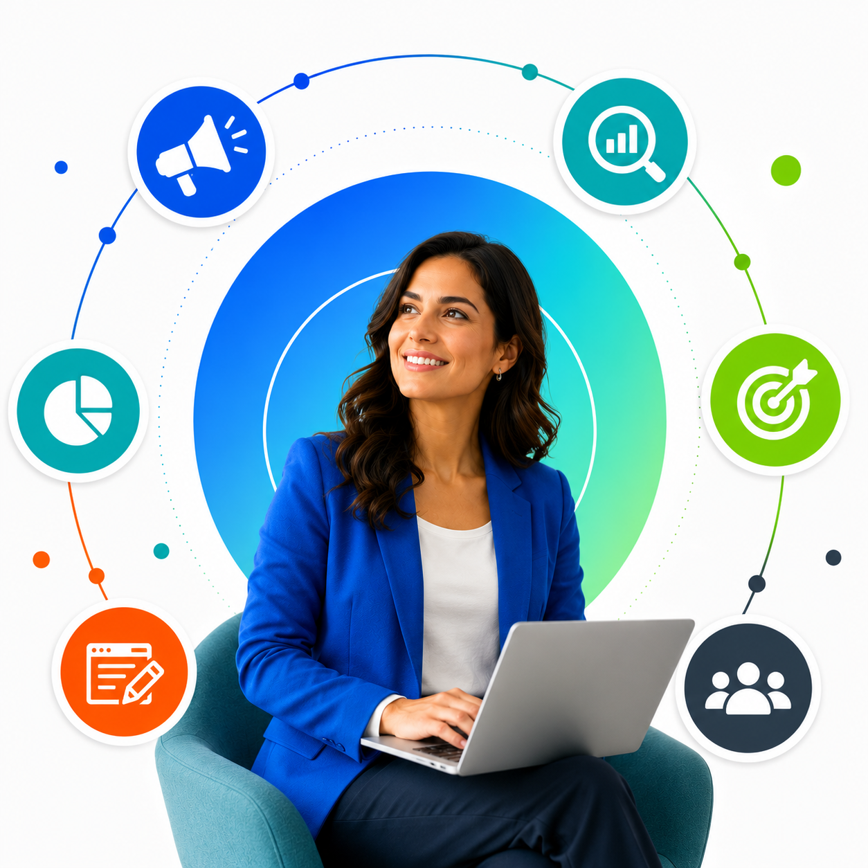 Profesional analizando resultados de evaluación clínica