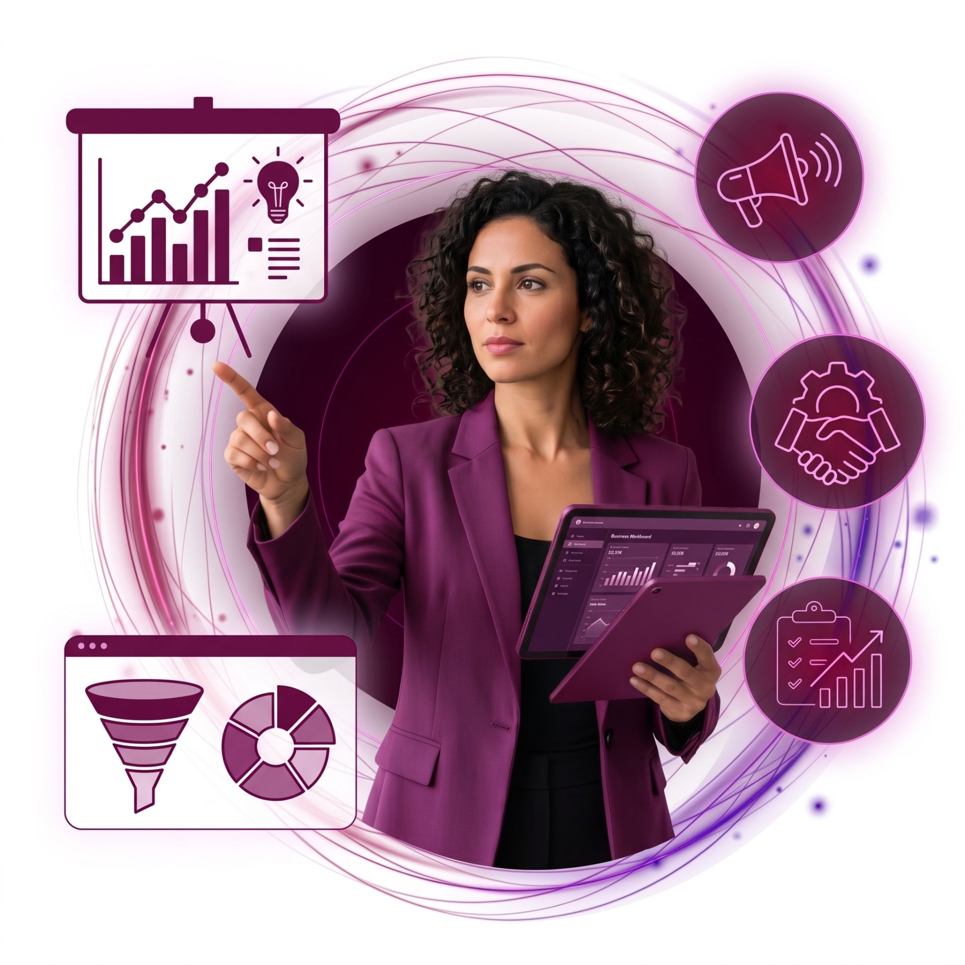 Emprendedor planificando una estrategia digital