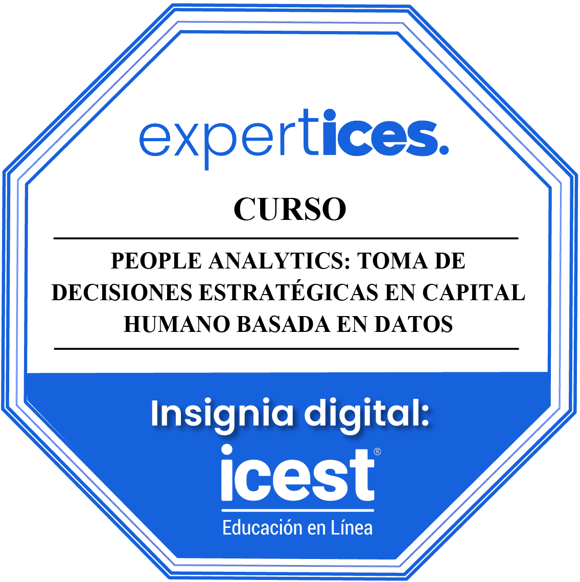 Insignia digital de People Analytics
