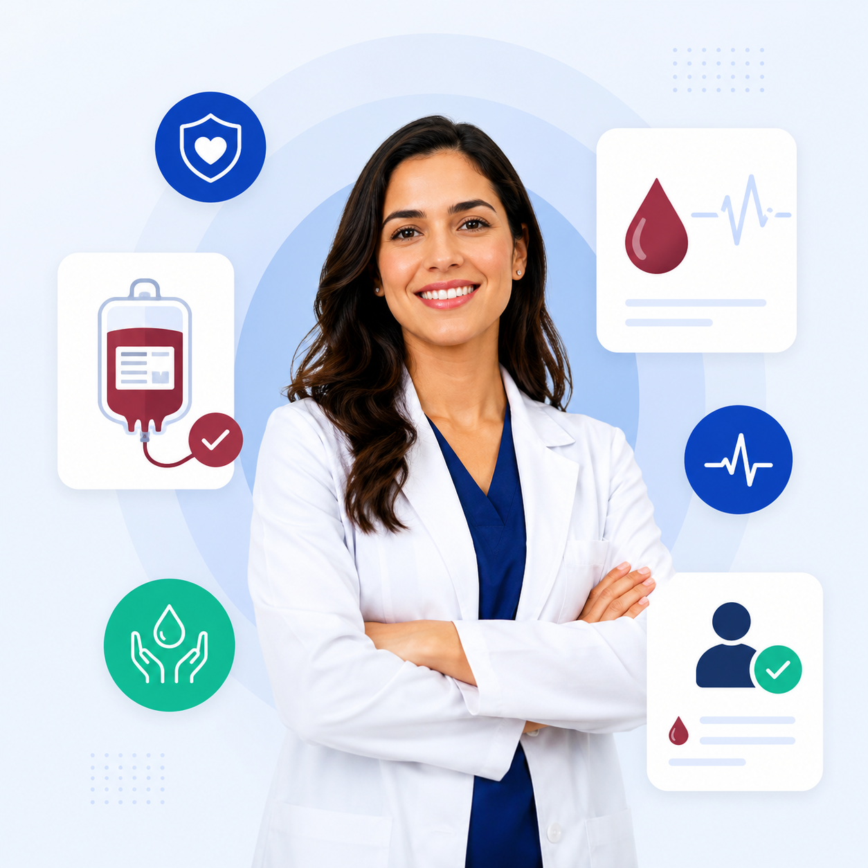 Profesional analizando resultados de evaluación clínica