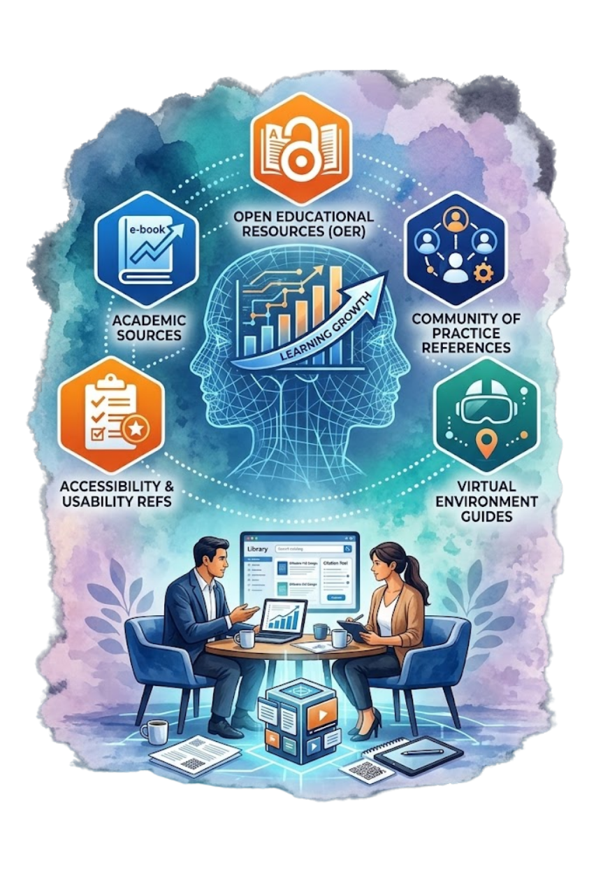 Persona gestionando un entorno virtual de aprendizaje