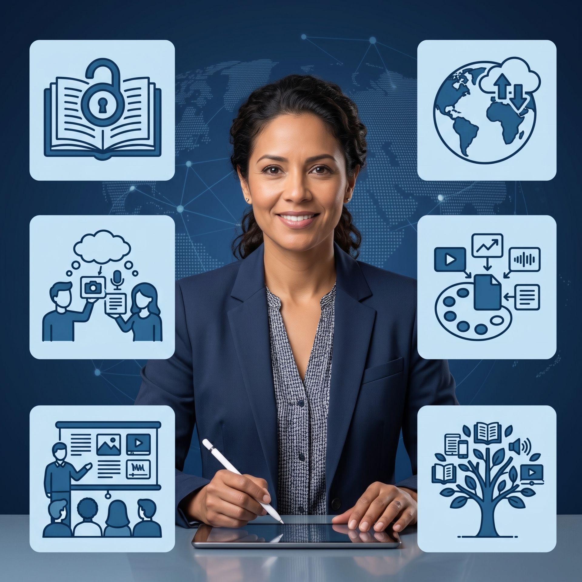 Profesional analizando resultados de evaluación clínica