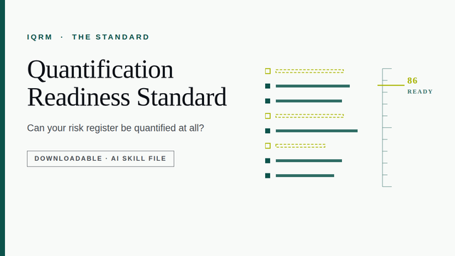 The Quantification Readiness Standard cover