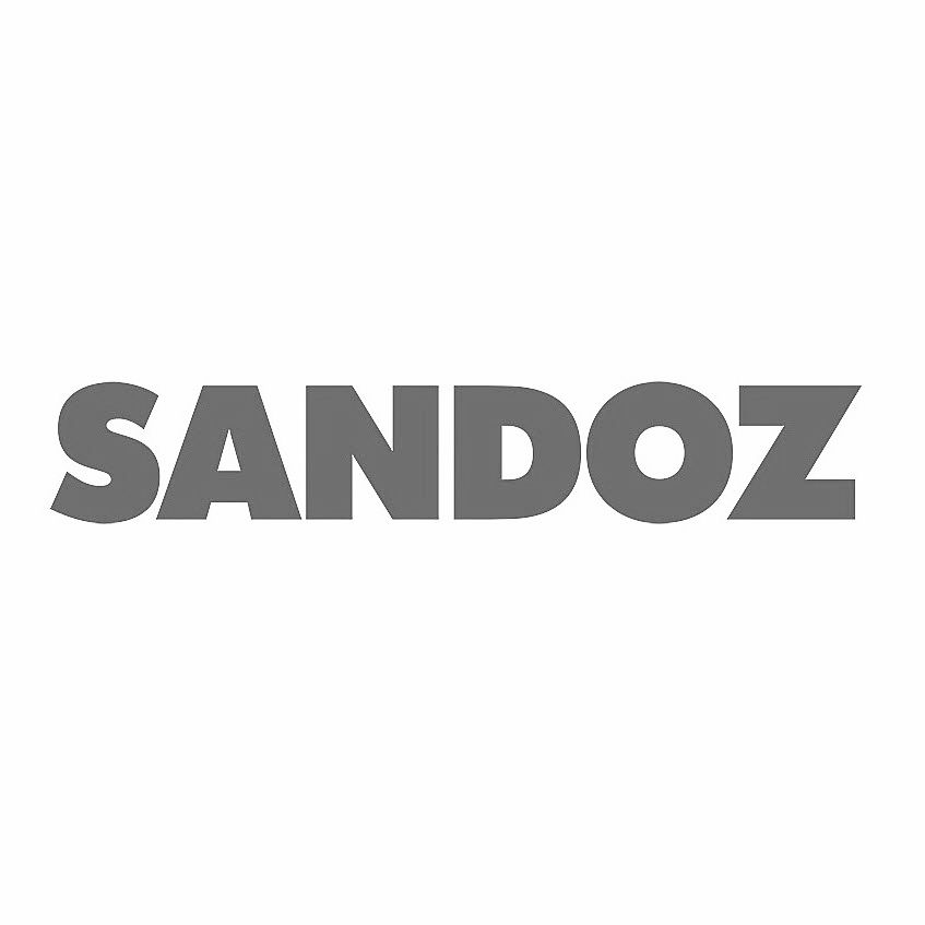 Sandoz logo, representing the company as a leading provider of generic pharmaceuticals and biosimilars.