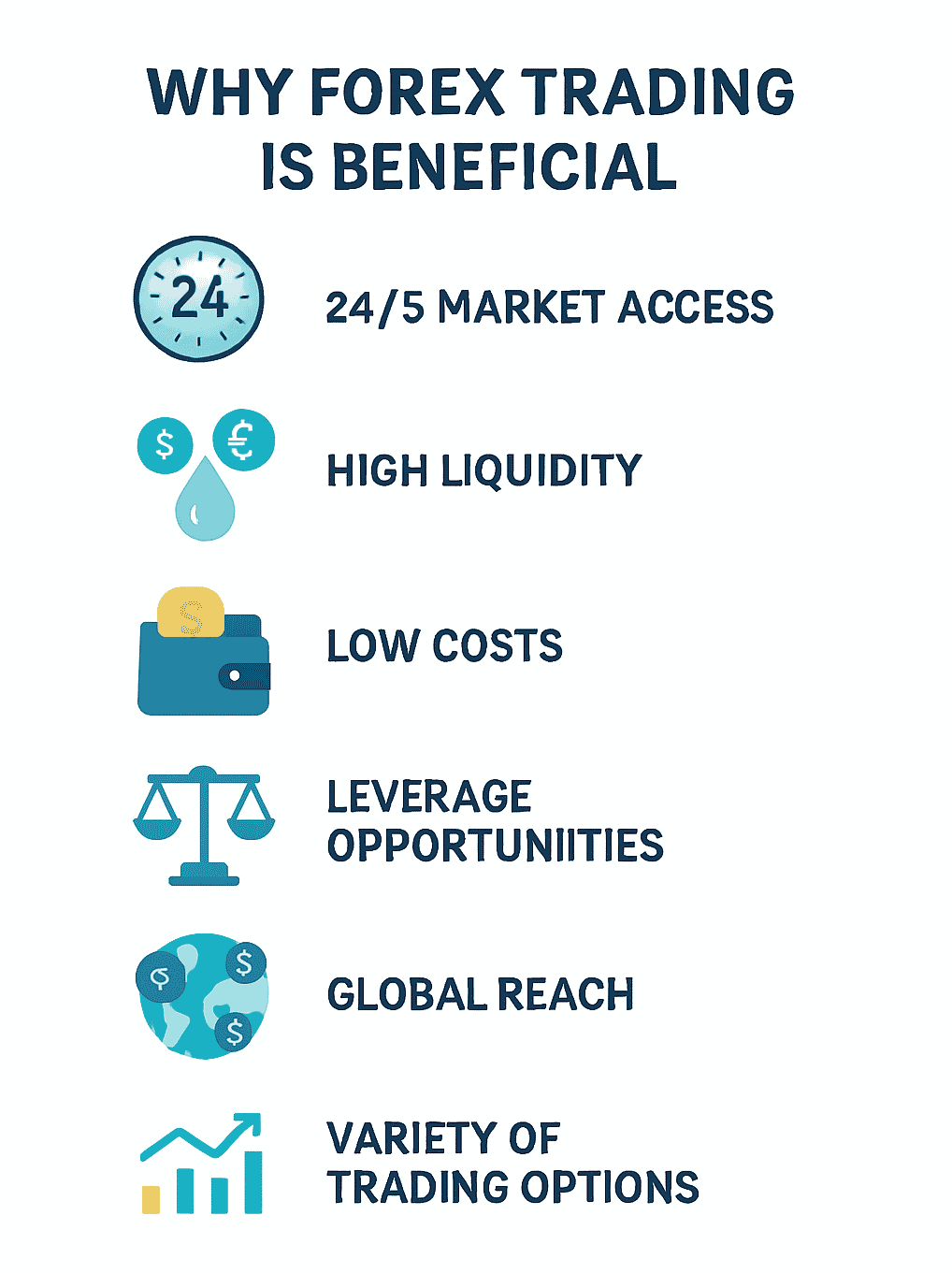 benefits or advantages of forex trading