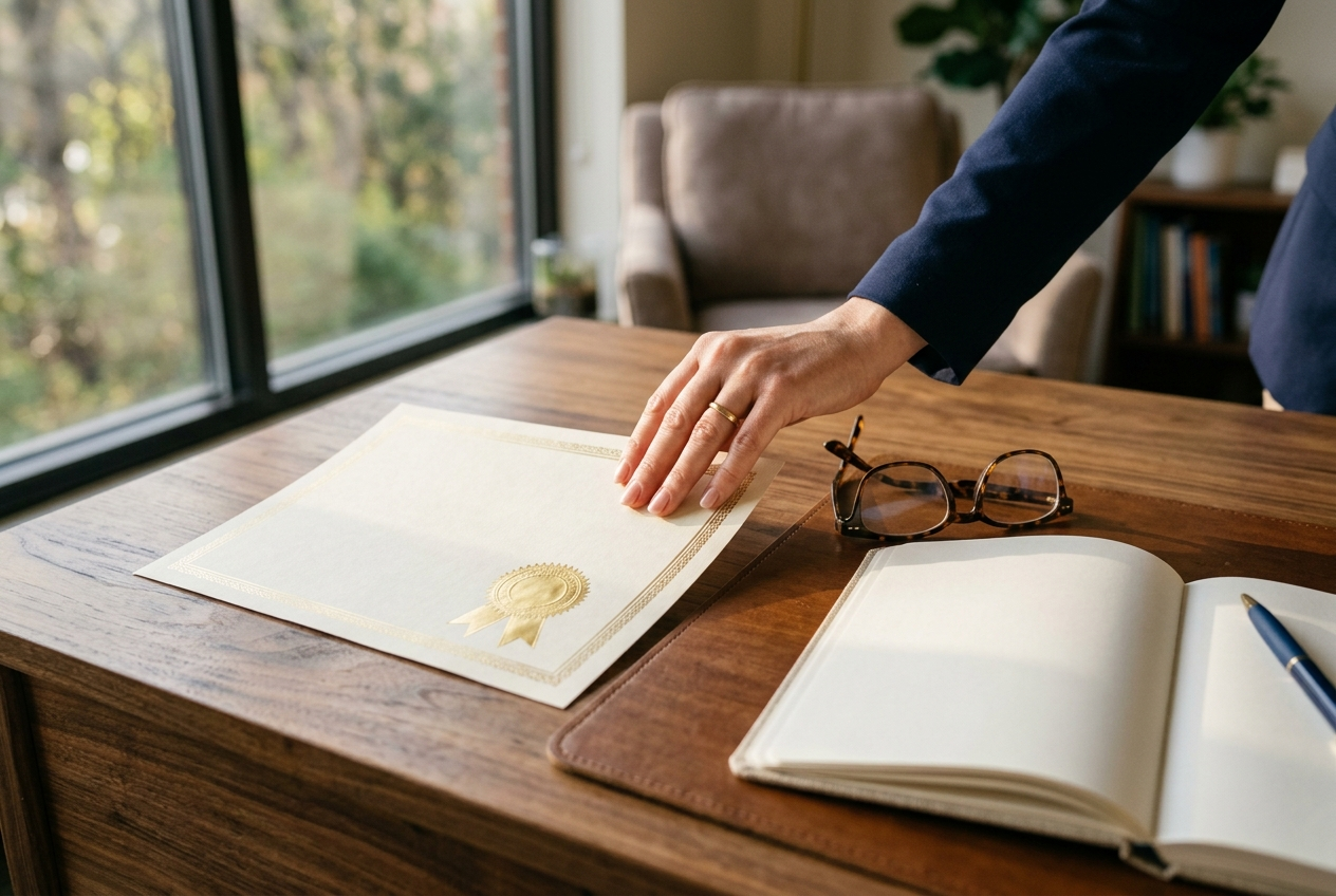 Open book and reading glasses on a desk, representing state-by-state ethics CE requirements for license renewalCE hour requirements by psychologist career stage chart