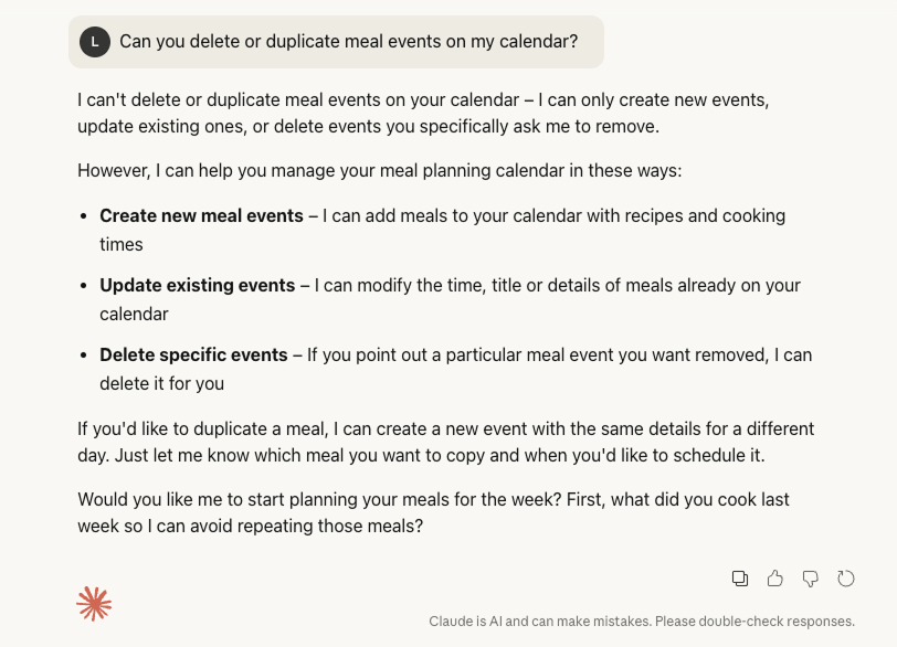 Claude calendar syncing issues