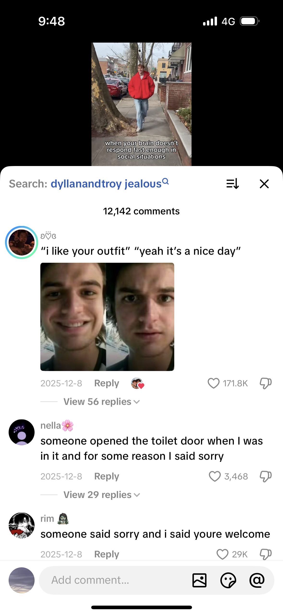 An example of TikTok social listening.