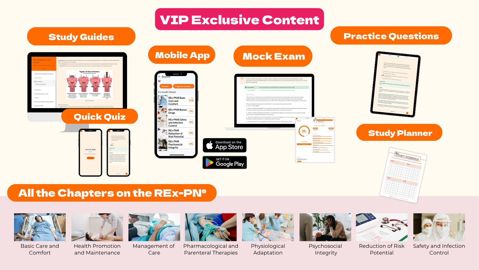 REx-PN VIP Prep: Online Course + Printed Review Book